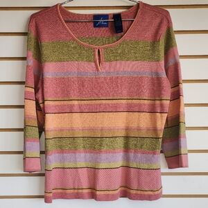 JH Collectibles Multicolor Striped Sweater